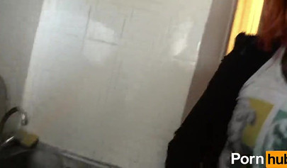 Ebony slut gets picked up and fucked by a white strange