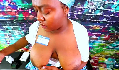 African prostitute shows off her fucking skills