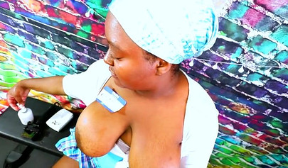 African prostitute shows off her fucking skills