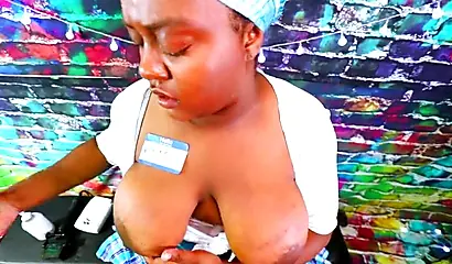 African prostitute shows off her fucking skills