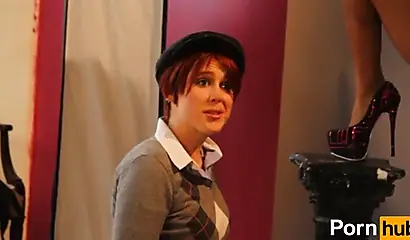 Lily Cade schools ebony lesbians Ivy Sherwood & Misty Stone in an IR 3some