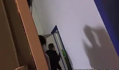 Busty ebony Cherry Hilson gets gangbanged by a bunch of white men