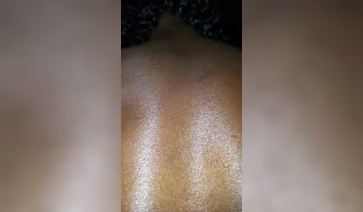 Afro-American gf gets banged up close