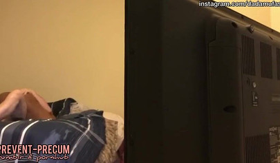 Ebony nerd gets boned by her landlord on hidden cam