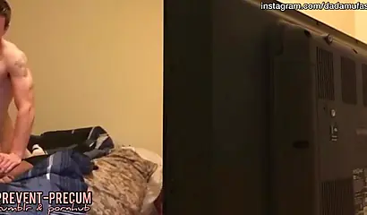 Ebony nerd gets boned by her landlord on hidden cam