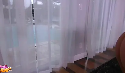 Busty beauty Aaliyah Hadid gets her ebony pussy fingered & fucked