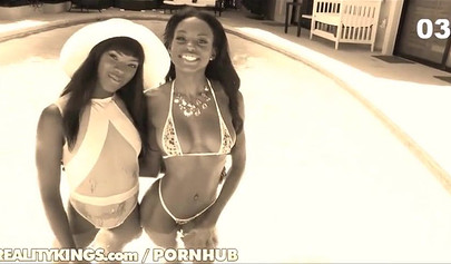 Insatiable ebony pornstars in a hardcore compilation