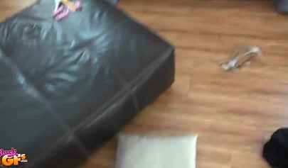 Lusty Bella Doll receives a stiff shaft inside of her cunt