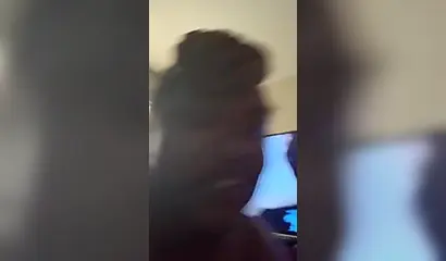 Amazing black babe gives the best blowjob to her lover