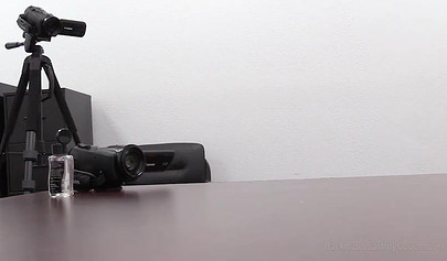 Angelic Michelle sucks him off and gets rammed hard in POV