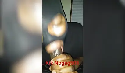 Amateur masked babe sucks on a big black cock in POV