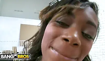 Hot black babe Lauren Foxxx cannot have enough of his dick