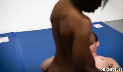 Seductive Cory Chase gets naked while wrestling with her lover