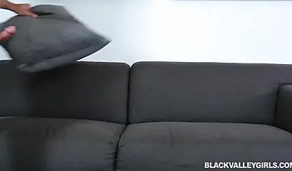 Chanel Heart takes a white pecker deep inside of her black cunt