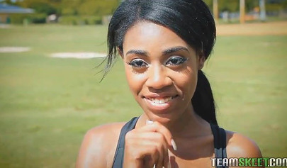 A rock-solid pecker for Brittany White once they get indoors