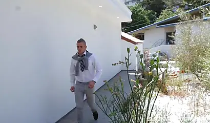 Sexy Chanel Heart sucks on a white pecker while her friends watch