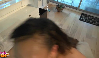 Astonishing Jamie Marleigh gets a fat dick inside of her in POV