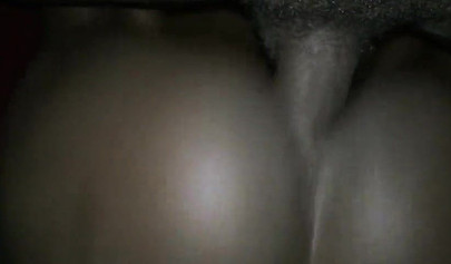 Black babe takes a rock-solid staff in a fantastic closeup shot