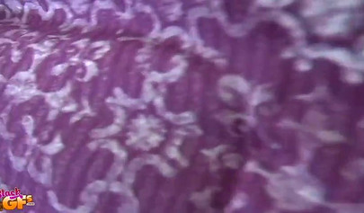 Naughty Tiny Ebony sucks and rides a big black cock