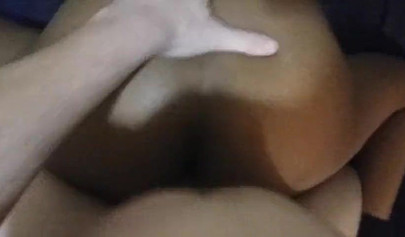 Amateur girlfriend with sagged tits gets nailed hard in POV