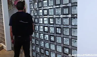 Hot Zoey Reyes gets her mouth plundered by a white prick