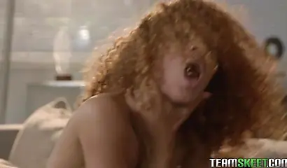 Curly Kendall Woods gets penetrated in hardcore fashion by her boss