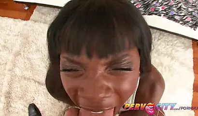 Astonishing Ana Foxxx gives a blowjob before her anal canal is slammed