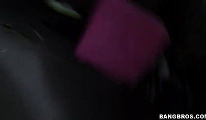 Sensational Anya Ivy gets her pussy pumped in the backseat