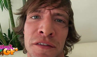 Black teen gives a great blowjob and gets rammed in doggy POV