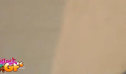 Girlfriend in sexy lingerie gets teased by her white lover