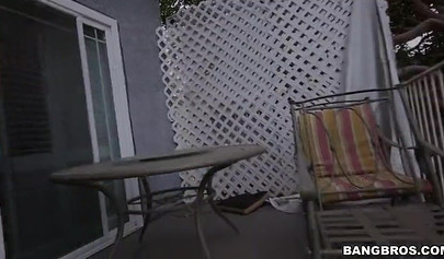 Amazing Teanna Trump shows off her desirable boy to a stranger