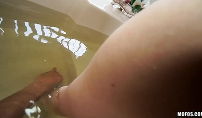 Lilly Lebaeu gets her pussy fingered and fucked in POV