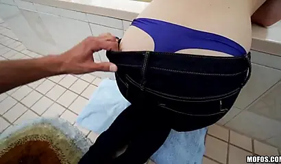 Lilly Lebaeu gets her pussy fingered and fucked in POV