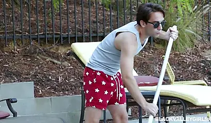 Amazing Ana Foxxx displays her cock pleasuring skills in various positions