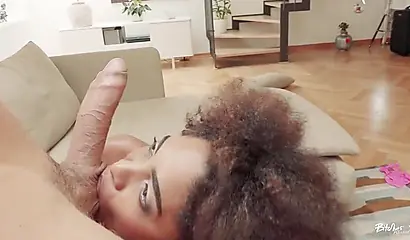 Beautiful Luna Corazon shoves his dick inside of her mouth and pussy