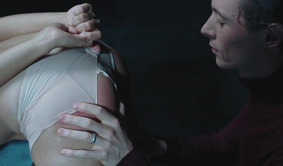 Lina Bembe gets her nipples twisted before sucking him off