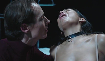 Lina Bembe gets her nipples twisted before sucking him off