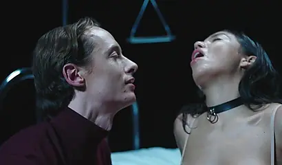 Lina Bembe gets her nipples twisted before sucking him off