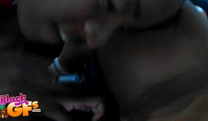 Black teen beauties pleasure each other's tight wet pussies in the car