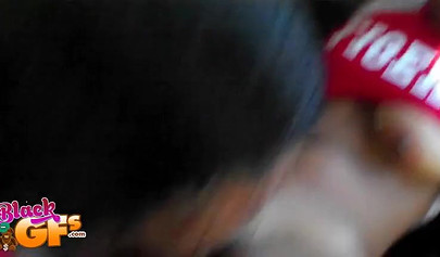 Black teen beauties pleasure each other's tight wet pussies in the car