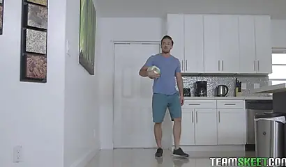 Teasing Jamie Marleigh gets nailed in the doggy position hard