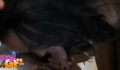 Beautiful ebony gets her juicy cunt rammed in hardcore fashion