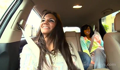 Amazing beauties have a pillow fight before a passionate masturbation session