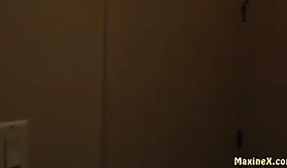 Busty babe Maxine gets all of her tunnels rammed during a gangbang