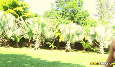 Latina teases with a kinky outfit in a couple of different positions