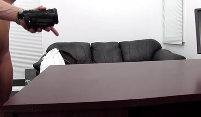 Cute ebony starts off with a blowjob before he nails her