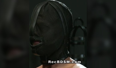 Ebony sucks off her slave before she dominates his cock