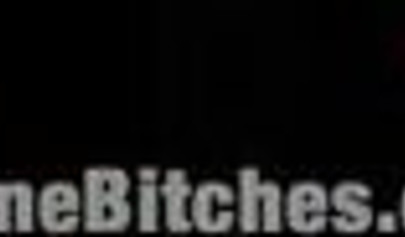 Gorgeous ebony has fun with two white cocks