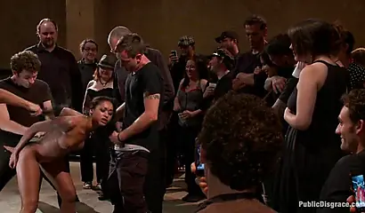 Big white dicks getting shoved inside of a skinny young black girl who moans