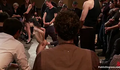 Big white dicks getting shoved inside of a skinny young black girl who moans